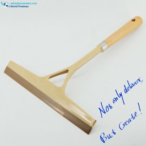 Manija De Madera Akbrand Tamaño Grande Escobilla De Goma De Madera De Haya