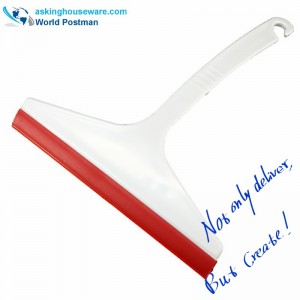 Enjugador simple para ventanas Akbrand con línea de PVC desmontable en la cabeza del enjugador